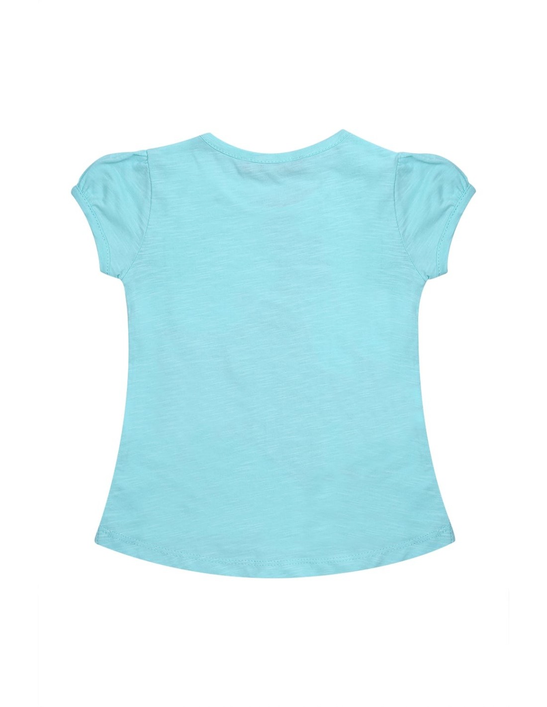 T-shirt with a star, mint NDZ8109 - Online store - Boutique